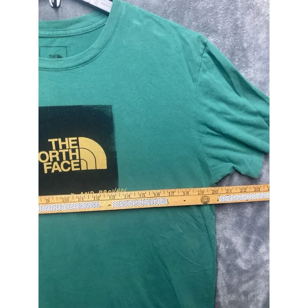 The North Face Tested And Proven Graphic T-shirt Men L Green Short Sleeve